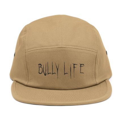 Bully Life Embroidered 5 Panel Cap, Casual Hat for Men and Women, Streetwear Accessory, Unique Gift Idea, Stylish Headwear
